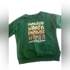 SHEIN Empowered Women Empower Women Crewneck Sweatshirt